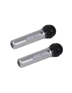 Trevi EM 415 R Negro, Plata Micrófono para karaoke