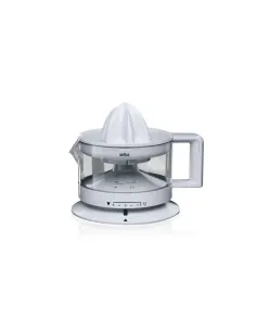 Braun TributeCollection CJ 3000 prensa de cítricos eléctricos 0,35 L 20 W Transparente, Blanco