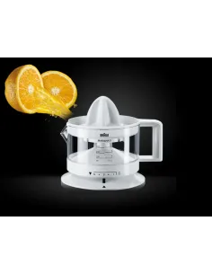 Braun TributeCollection CJ 3000 prensa de cítricos eléctricos 0,35 L 20 W Transparente, Blanco 2