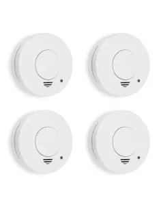 Smartwares 10.100.41 Pack 4 detectores de humo RM250 4