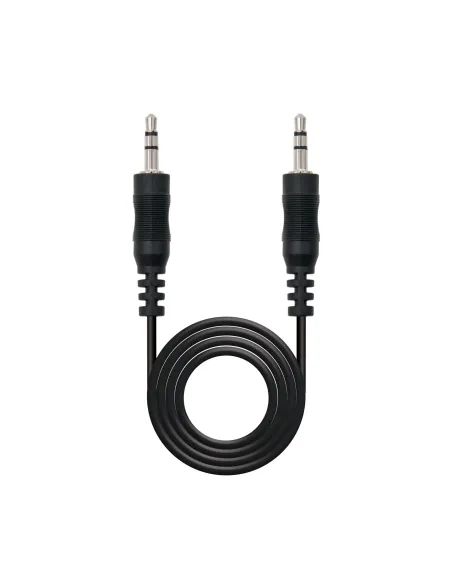 Nanocable Cable audio estéreo, Jack 3.5 M-Jack 3.5 M, negro, 20m