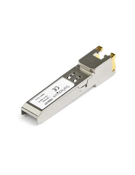 StarTech.com Módulo Transceptor SFP Compatible con el Modelo 10050 de Extreme Networks - 1000BASE-T - SFP a RJ45 Cat6   Cat5e -
