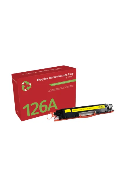 Tóner Everyday™ Amarillo remanufacturado de Xerox es compatible con HP 126A (CE312A), Capacidad estándar