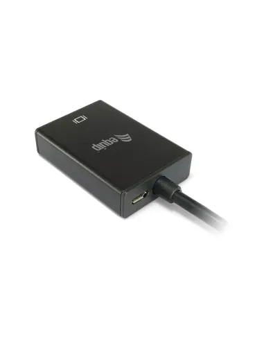 Equip 119038 adaptador de cable de vídeo 0,2 m VGA (D-Sub) + 3,5mm DVI-D + USB Negro