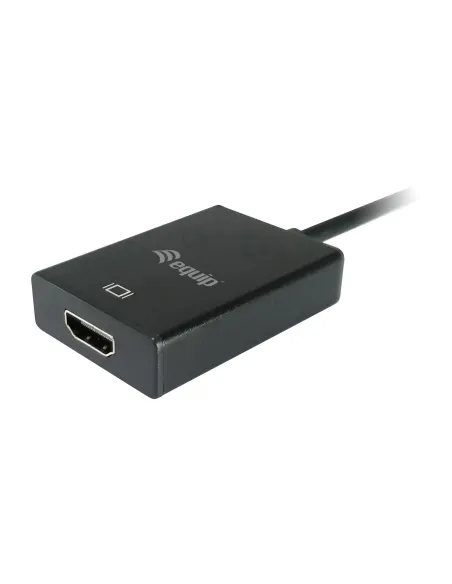 Equip 119038 adaptador de cable de vídeo 0,2 m VGA (D-Sub) + 3,5mm DVI-D + USB Negro