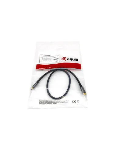 Equip 128353 Cable USB 3.2 Gen 2 C a C, M M, 0,5m, PD100W , 4K 60Hz, 10Gbps, Negro