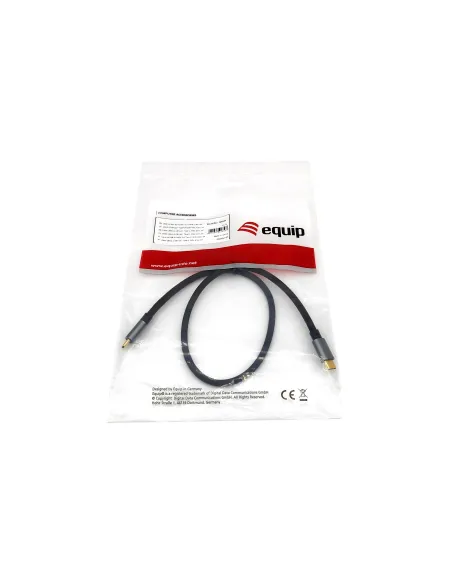Equip 128353 Cable USB 3.2 Gen 2 C a C, M M, 0,5m, PD100W , 4K 60Hz, 10Gbps, Negro