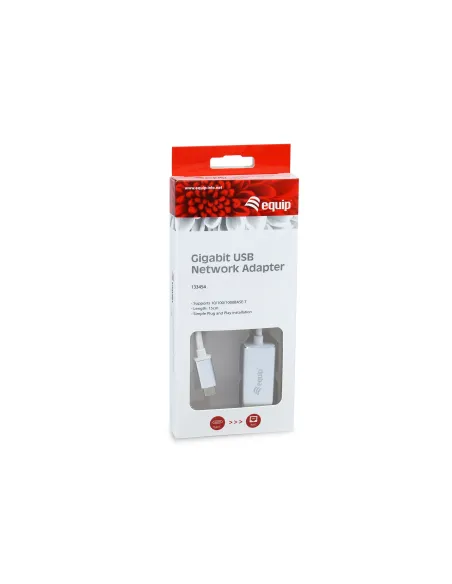 Equip Adaptador de red Gigabit de USB-C a RJ45