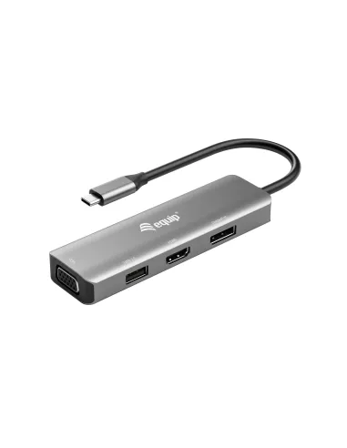 Equip Adaptador USB-C a HDMI DisplayPort VGA USB