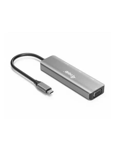 Equip Adaptador USB-C a HDMI DisplayPort VGA USB