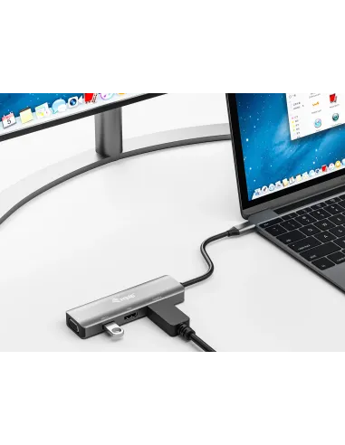 Equip Adaptador USB-C a HDMI DisplayPort VGA USB
