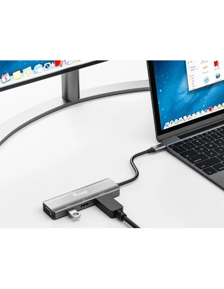 Equip Adaptador USB-C a HDMI DisplayPort VGA USB