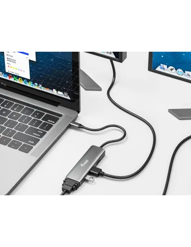 Equip Adaptador USB-C a HDMI DisplayPort VGA USB