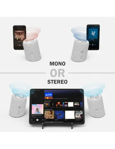 Hama Twin 3.0 Altavoz portátil estéreo Blanco 30 W