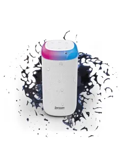 Hama Shine 2.0 Altavoz portátil estéreo Blanco 30 W