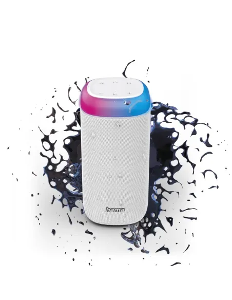 Hama Shine 2.0 Altavoz portátil estéreo Blanco 30 W