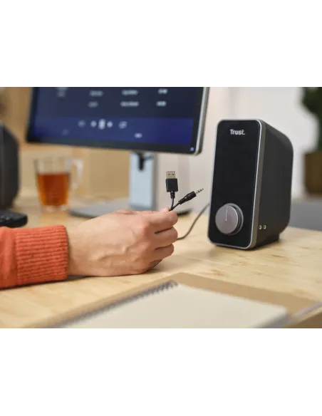 Trust 20179 altavoz Negro Alámbrico 14 W
