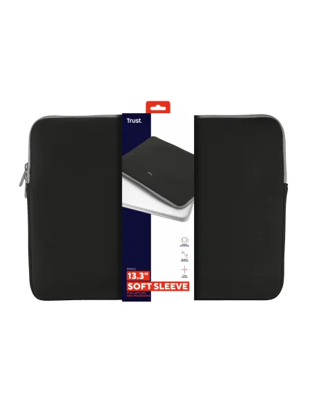 Trust 21251 maletines para portátil 33,8 cm (13.3") Funda Negro
