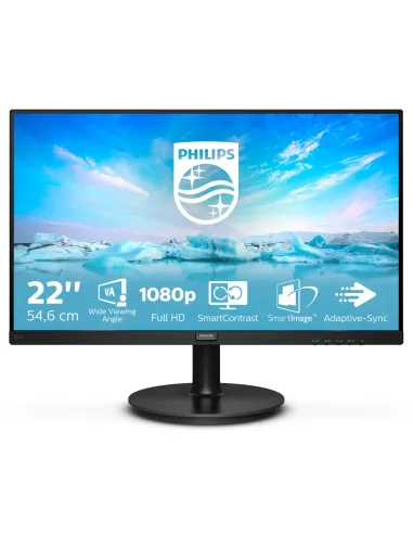 Philips V Line 221V8A 00 pantalla para PC 54,6 cm (21.5") 1920 x 1080 Pixeles Full HD LED Negro