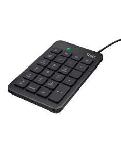 Trust 22221 teclado numérico Portátil PC USB Negro