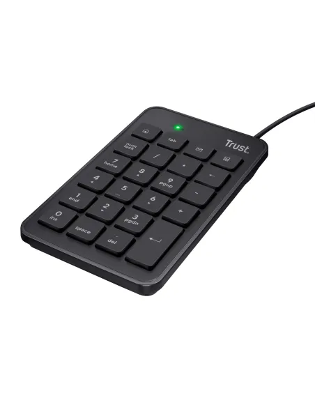 Trust 22221 teclado numérico Portátil PC USB Negro