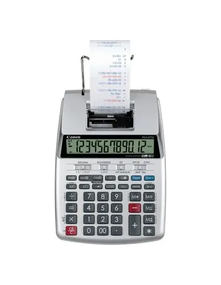 Canon P23-DTSC calculadora Escritorio Calculadora de impresión Plata