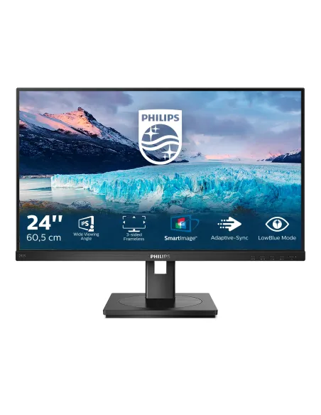 Philips S Line 242S1AE 00 pantalla para PC 60,5 cm (23.8") 1920 x 1080 Pixeles Full HD LED Negro