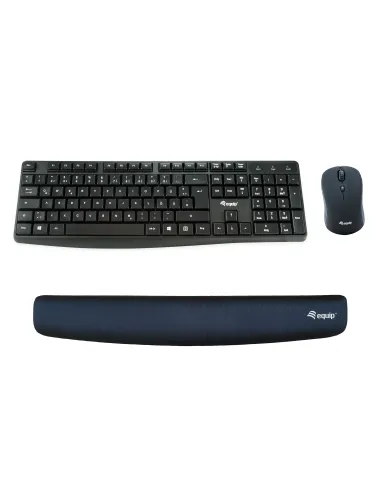 Equip Keyboard Wrist Rest descansa muñecas Espuma de memoria Negro