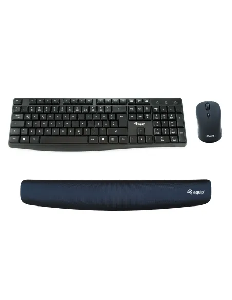 Equip Keyboard Wrist Rest descansa muñecas Espuma de memoria Negro