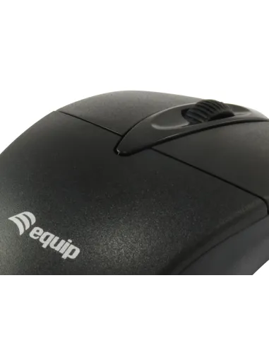 Equip 245102 ratón Oficina Ambidextro USB tipo A Óptico 1000 DPI