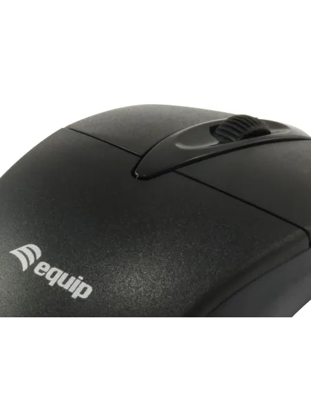 Equip 245102 ratón Oficina Ambidextro USB tipo A Óptico 1000 DPI