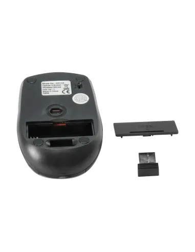 Equip 245104 ratón Viajes Ambidextro RF inalámbrico Óptico 1600 DPI