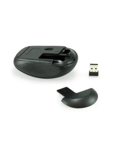 Equip 245108 ratón Viajes Ambidextro RF inalámbrico Óptico 1600 DPI