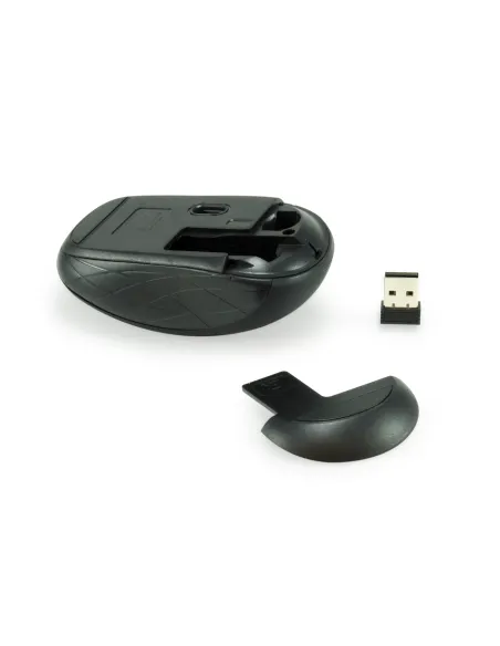 Equip 245108 ratón Viajes Ambidextro RF inalámbrico Óptico 1600 DPI