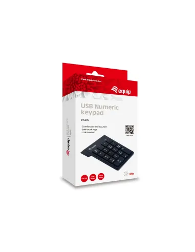 Equip 245205 teclado numérico Universal USB Negro