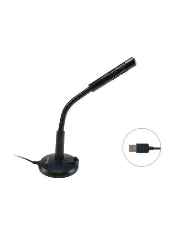 Equip 245340 micrófono Negro Micrófono de superficie para mesa