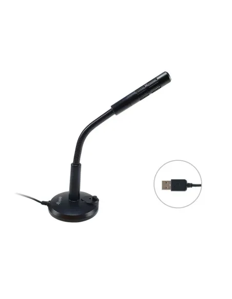 Equip 245340 micrófono Negro Micrófono de superficie para mesa