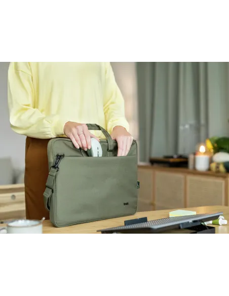 Trust Yvi+ ratón Oficina mano derecha RF inalámbrico Óptico 1600 DPI