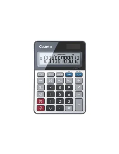 Canon LS-122TS calculadora Escritorio Pantalla de calculadora Gris