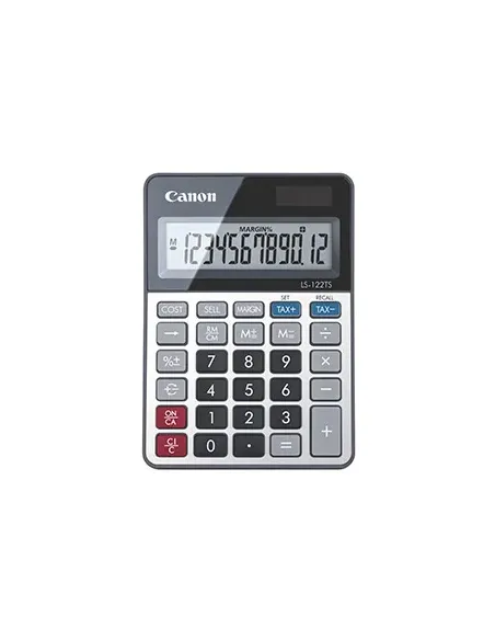Canon LS-122TS calculadora Escritorio Pantalla de calculadora Gris