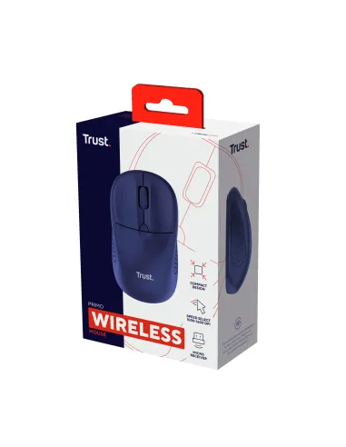 Trust Primo ratón Viajes Ambidextro RF inalámbrico Óptico 1600 DPI
