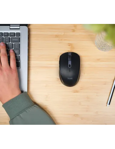 Trust Ozaa ratón Oficina mano derecha RF Wireless + Bluetooth Óptico 3200 DPI