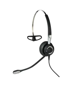 Jabra BIZ 2400 II Auriculares Alámbrico Banda para cuello, gancho de oreja, Diadema Oficina Centro de llamadas Negro, Plata
