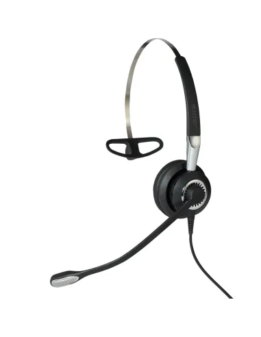 Jabra BIZ 2400 II Auriculares Alámbrico Banda para cuello, gancho de oreja, Diadema Oficina Centro de llamadas Negro, Plata