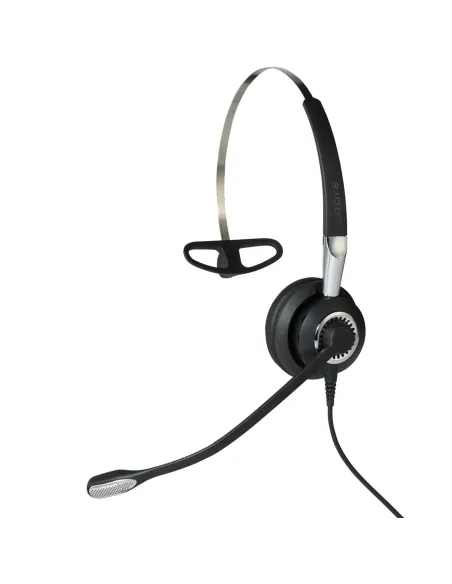 Jabra BIZ 2400 II Auriculares Alámbrico Banda para cuello, gancho de oreja, Diadema Oficina Centro de llamadas Negro, Plata