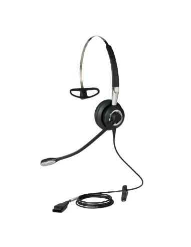 Jabra BIZ 2400 II Auriculares Alámbrico Banda para cuello, gancho de oreja, Diadema Oficina Centro de llamadas Negro, Plata