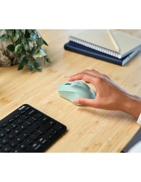 Trust Mydo ratón Oficina Ambidextro RF inalámbrico Óptico 1800 DPI