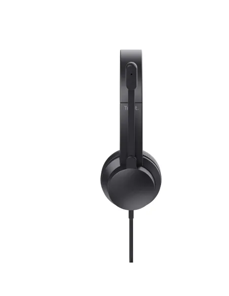 Trust HS-150 Auriculares Alámbrico Diadema Oficina Centro de llamadas Negro