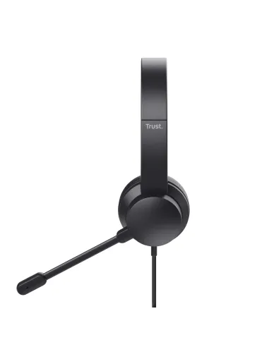Trust HS-150 Auriculares Alámbrico Diadema Oficina Centro de llamadas Negro