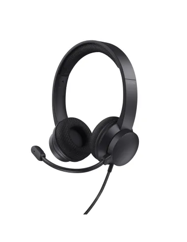 Trust HS-260 Auriculares Alámbrico Banda para cuello Oficina Centro de llamadas USB tipo A Negro